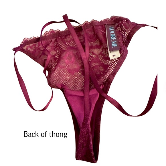 NWT Adore Me Women’s Plus Sized Thong Panty - Picture 2 of 4